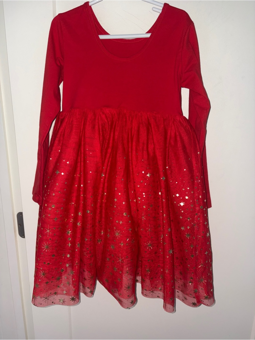NWOT Hanna Andersson tulle holiday dress girl's 6-7 120 cm
